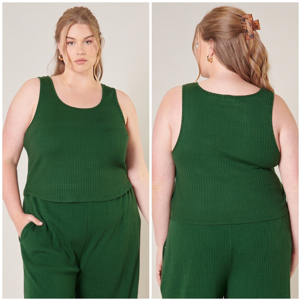 LAST 1❗️SUGARLIPS Curvy Plus Size 2-Piece Pants Set - Picture 2 of 7